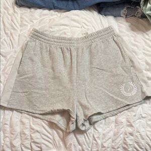 PINK Victoria's Secret Light Gray Athletic Shorts